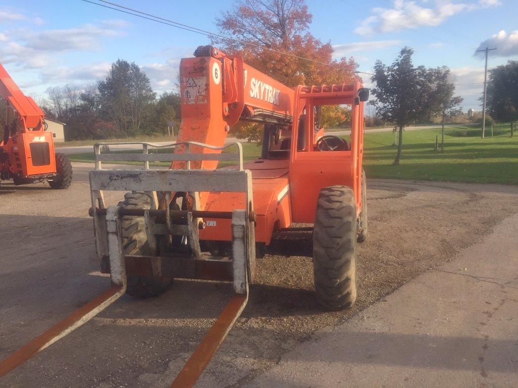 Front View of JLG/Skytrak Telehandler 6036 Legacy JLG Skytrak Telehandler Model 6036 Legacy for Sale in Wisconsin