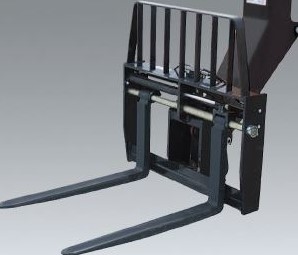 Dual Fork Positioning Telehandler Carriage