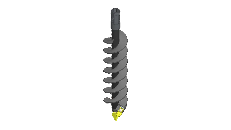 AUGER BIT, 9" X 4'