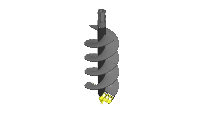 AUGER BIT, 15" X 4'