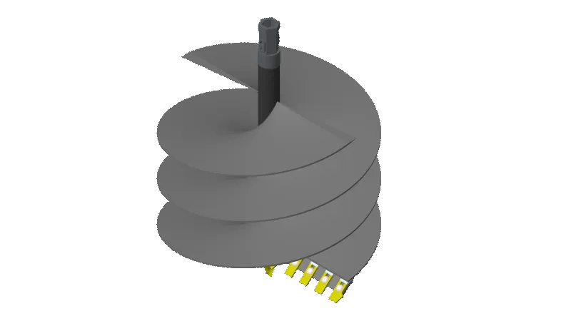 AUGER BIT, 36"X4'
