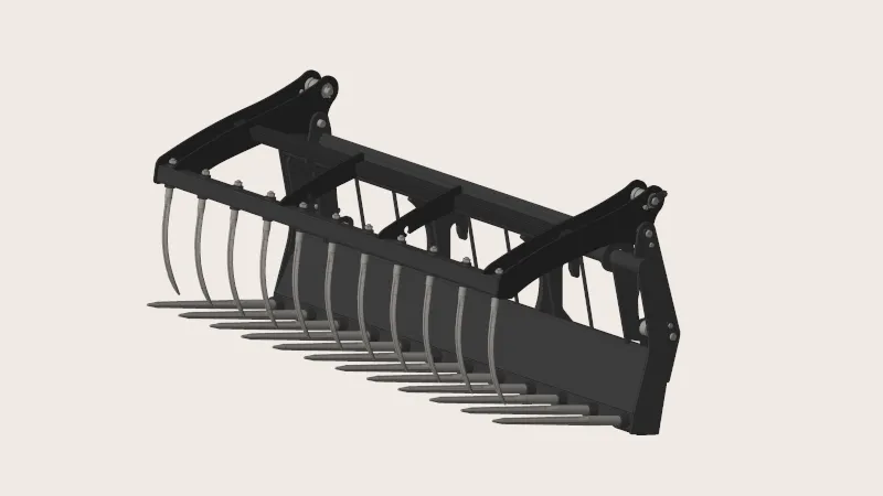 MANURE FORK WITH GRAB, 96"