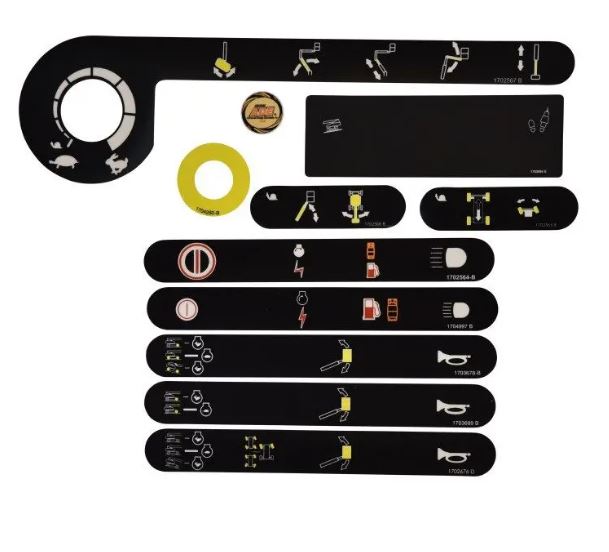KIT,PLATFORM CONSOLE DECAL | MJ Equipment