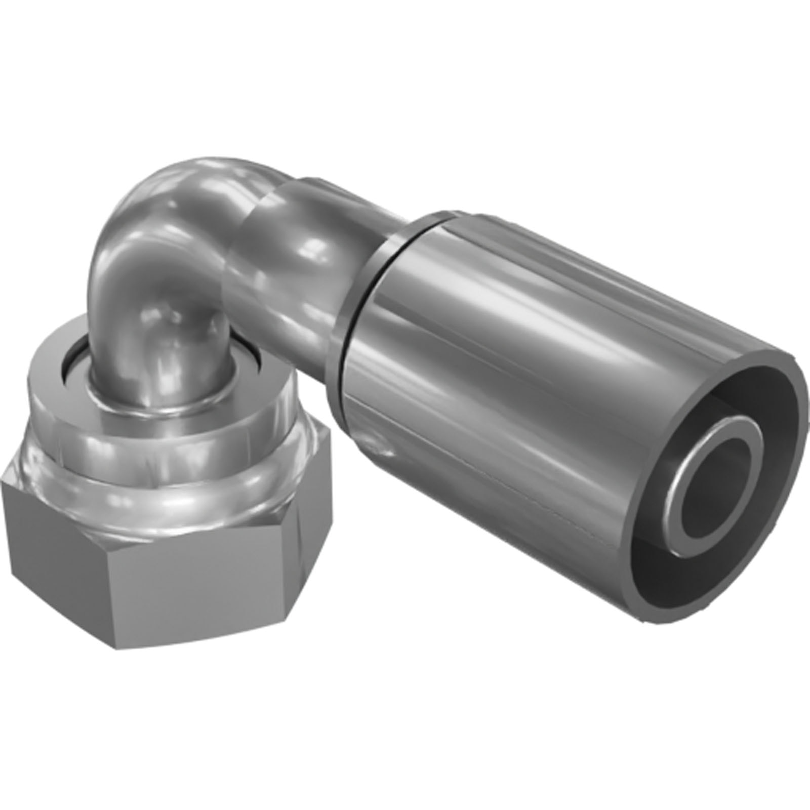 HOSE END, FEM SW, 90D, ORFS, -10-8 | MJ Equipment
