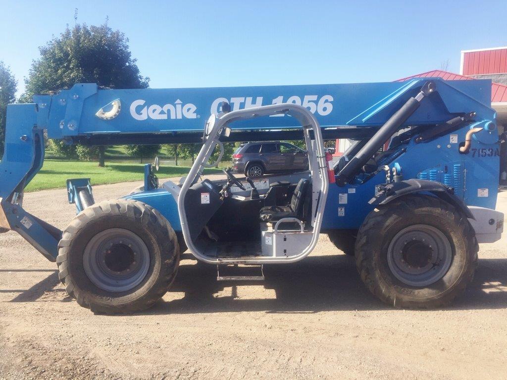 Side View of Genie Telehandler Model GTH 1056 GTH 1056 Genie Telehandler for Sale in WI