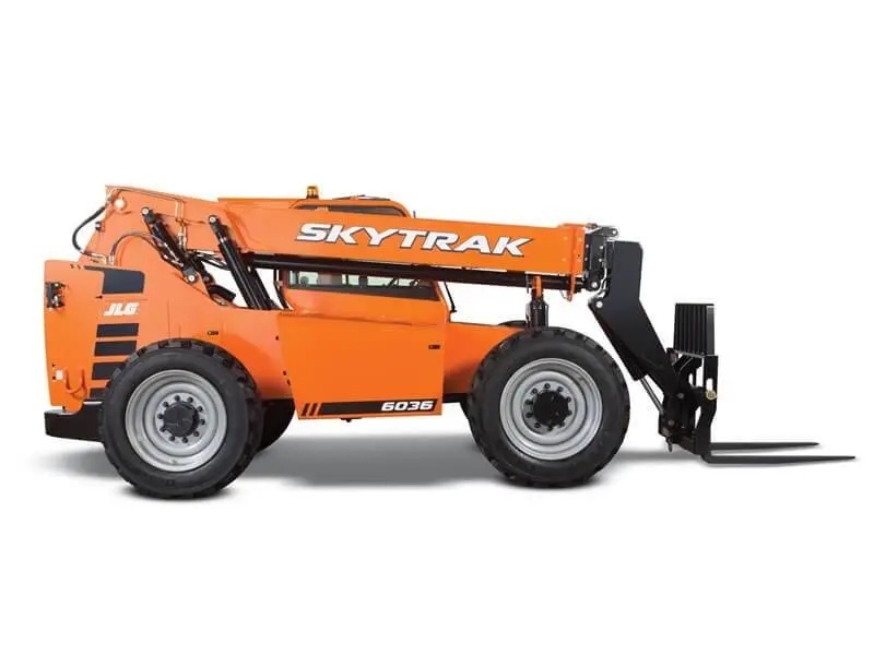SkyTrak Model 6036 lowered