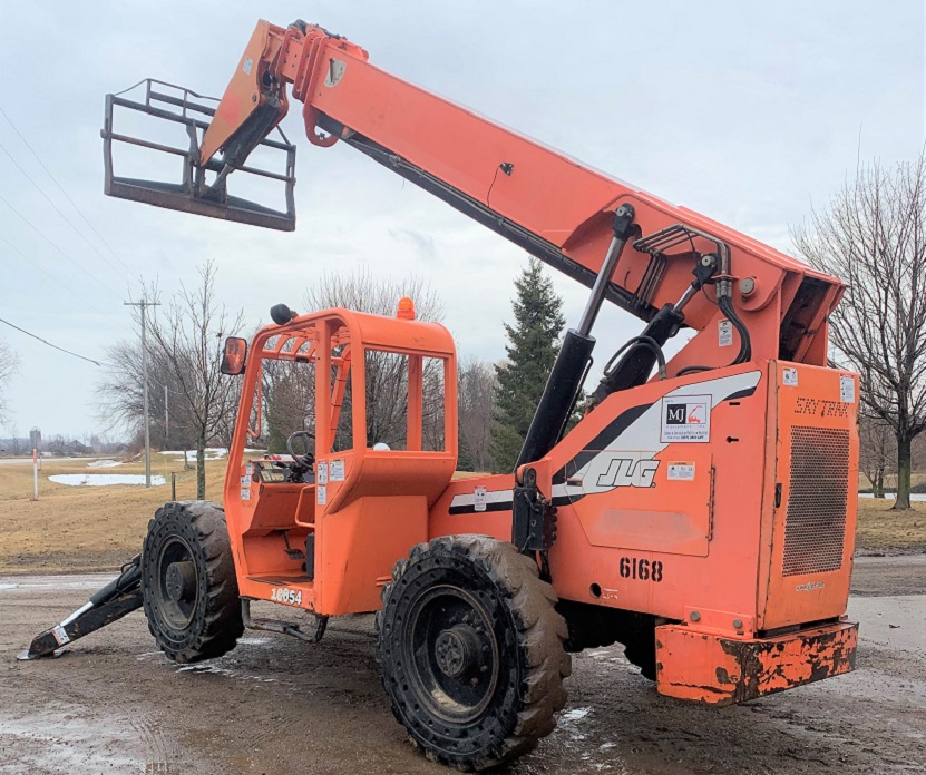2008 Skytrak 10054 Rear View Preowned Skytrak Telehandler for Sale in Wisconsin