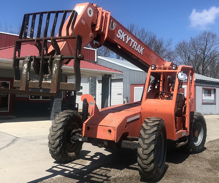 2008 Skytrak 6042 Telescopic Handler For Sale in Wisconsin MJ Equipment